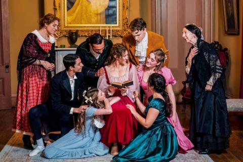 Cast of LITTLE WOMEN BALLET gathered together