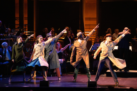 Sweet Smell of Success People on stage with arms to the sky